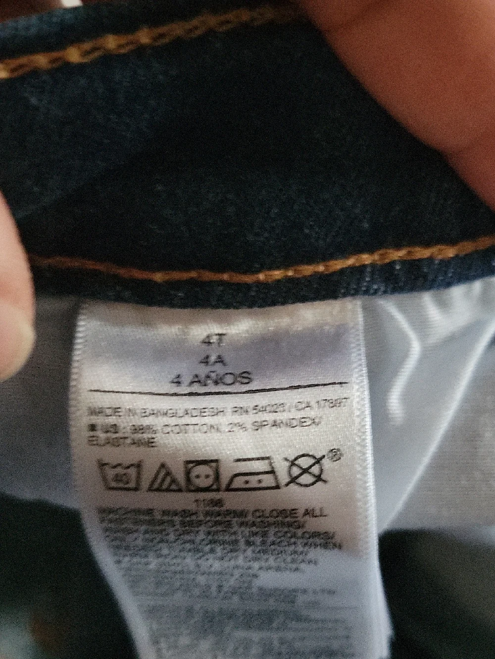 Old Navy Girls' Dark Blue Stretch Skinny Jeans